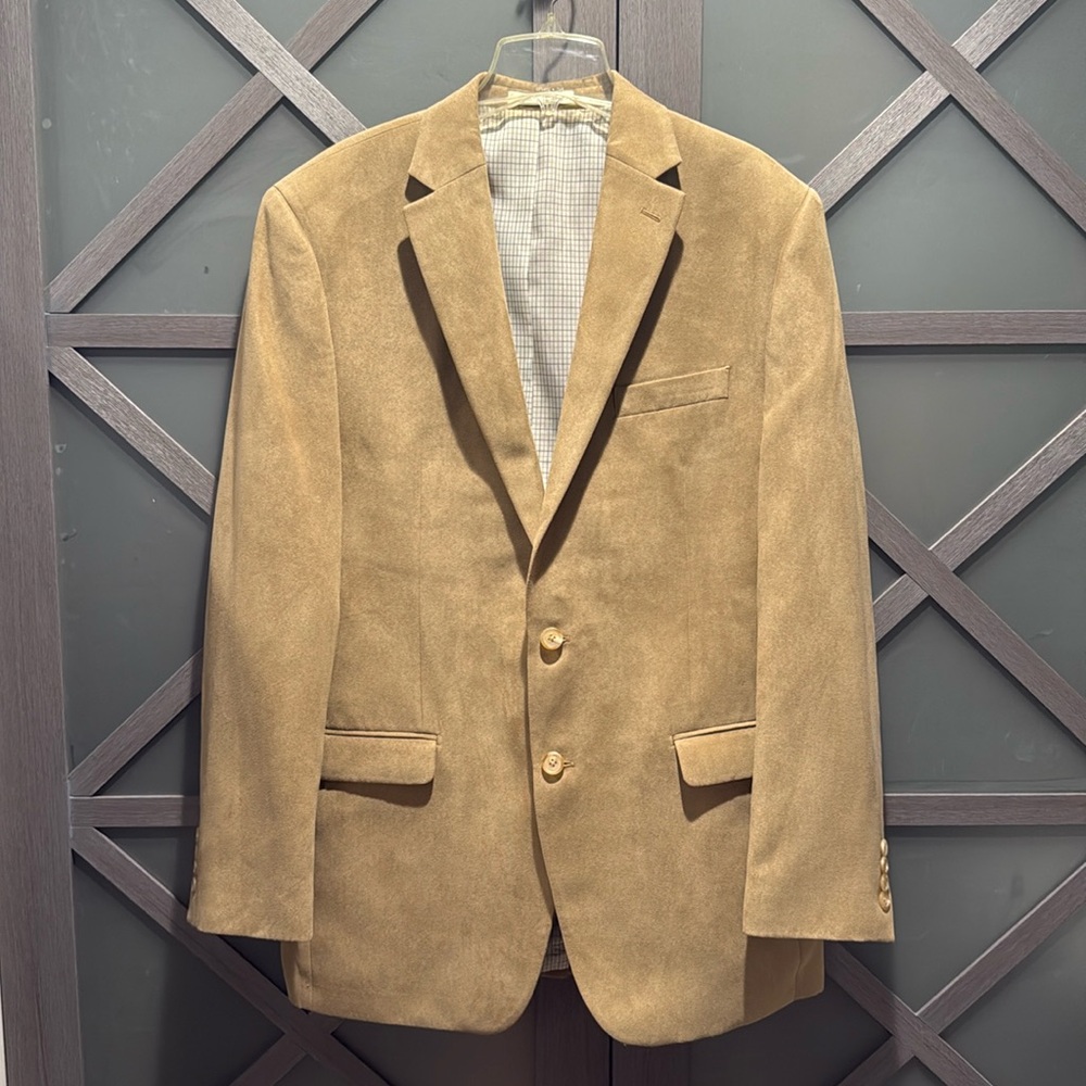 Lauren Ralph Lauren sports coat tan 2 button front 42L